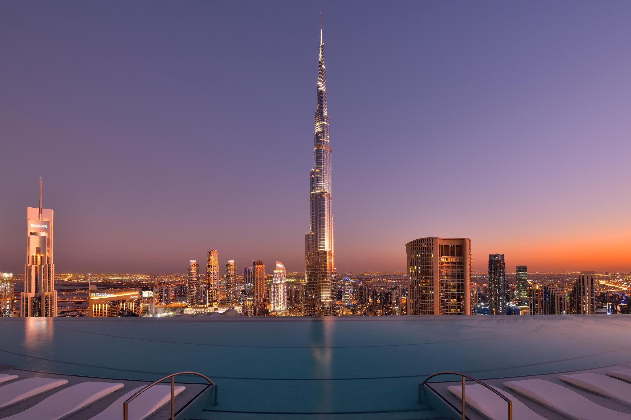Hotel Address Sky View, Downtown Dubaï Extérieur photo View of the Dubai skyline from the Address SkyView
